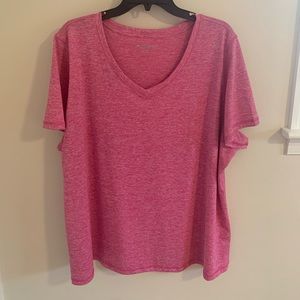 3X Ideology Activewear Top ~ Pink Space Dye